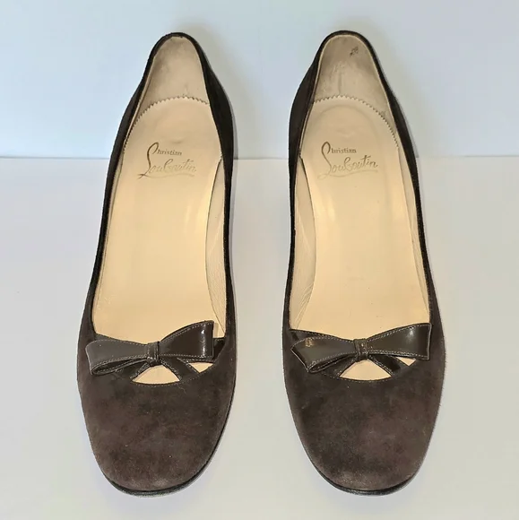 Christian Louboutin Suede Pumps - Picture 2 of 10